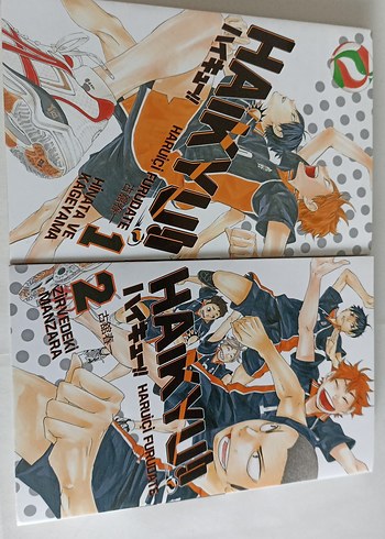 Haikyuu!! Cilt 1 ve 2 Manga Seti