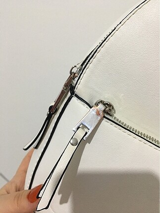 Stradivarius Stradivarius beyaz sırt çantası