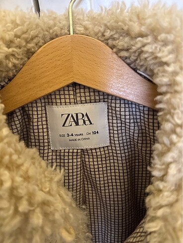 4 Yaş Beden camel Renk Zara teddy ceket