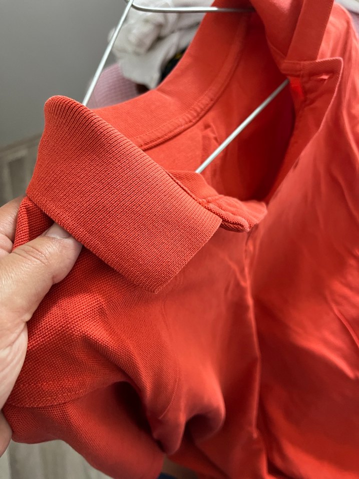 Düğmeli Kısa Kollu polo yaka tişört - Görsel 2