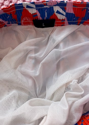 Renkli Pilili Mini Erkek Mayo Şort - Görsel 2