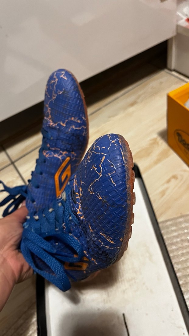 Lacivert Desenli Erkek Futbol Ayakkabısı krampon - Görsel 5