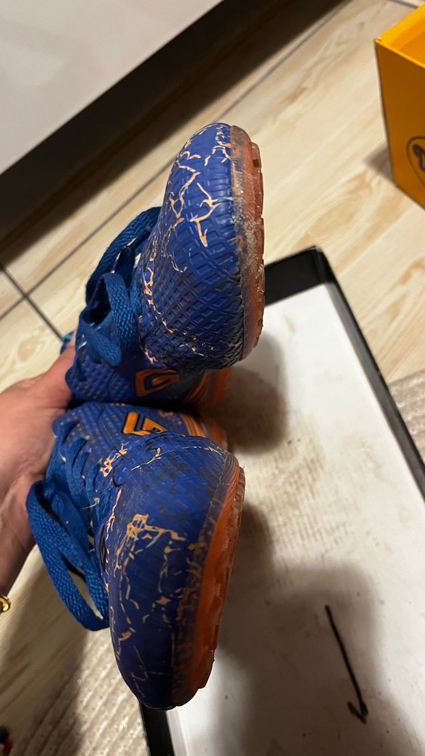 Lacivert Desenli Erkek Futbol Ayakkabısı krampon - Görsel 4