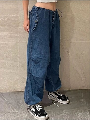 Urban Outfitters Mavi Tattical Unisex Pantolon