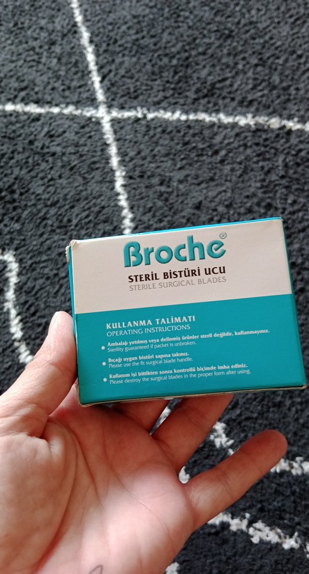 Broche Steril Bistüri Ucu 22 No 74 Adet - Görsel 2