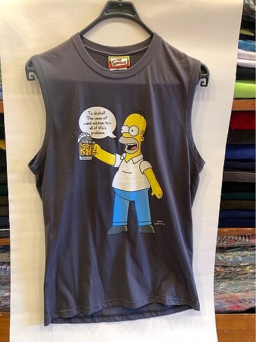 Diğer Kolsuz The Simpsons Tişört