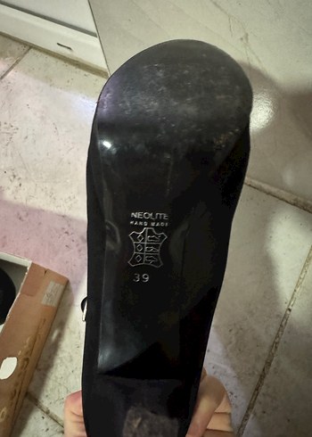 Kadın Siyah Tokalı Stiletto Topuklu Ayakkabı - Görsel 2