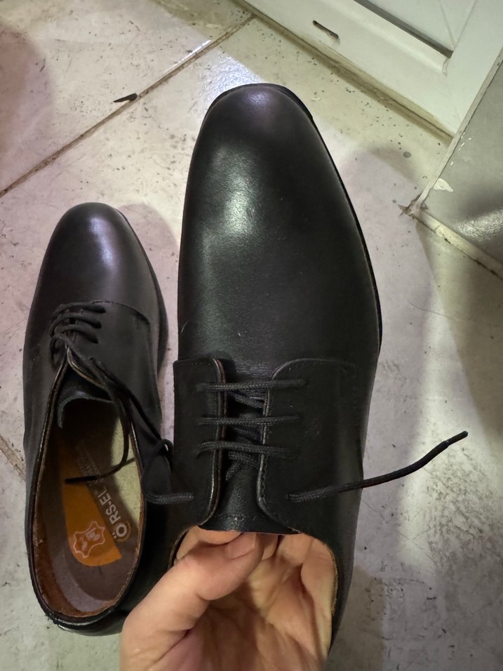 Siyah Erkek Klasik Bağcıklı Ayakkabı - Görsel 3