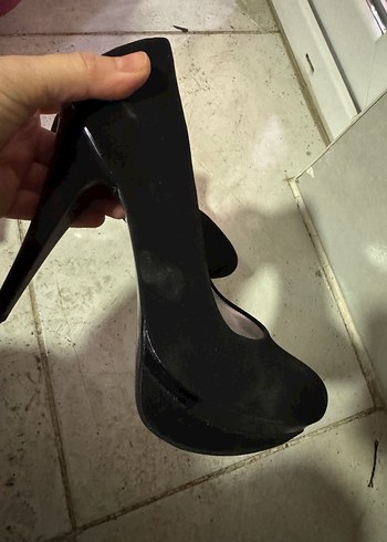 Rica Donna Siyah Platform Topuklu Stiletto - Görsel 4