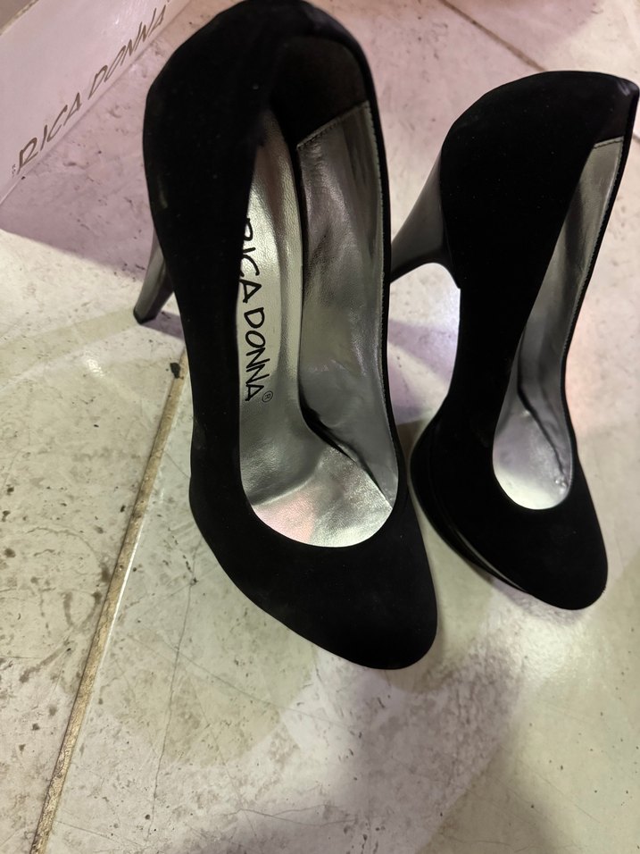 Rica Donna Siyah Platform Topuklu Stiletto - Görsel 3