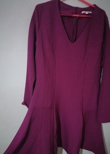 Bordo elbise