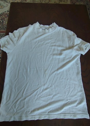 Pembe Pamuklu Kısa Kollu Polo Tişört - Görsel 5