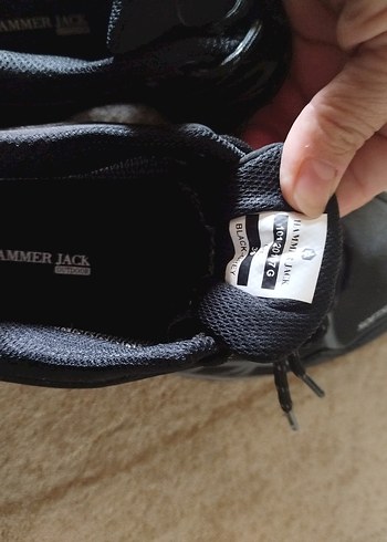 orjinal Siyah Outdoor Ayakkabı Velcro Bağcıklı - Görsel 3