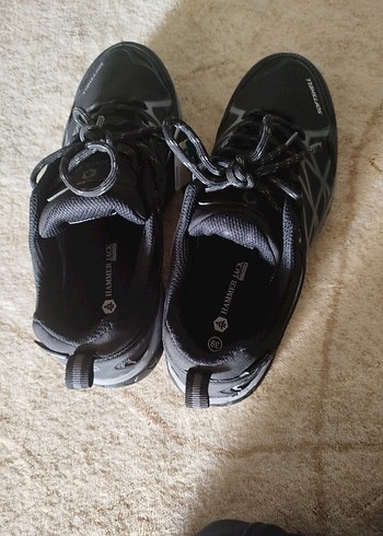 orjinal Siyah Outdoor Ayakkabı Velcro Bağcıklı - Görsel 6