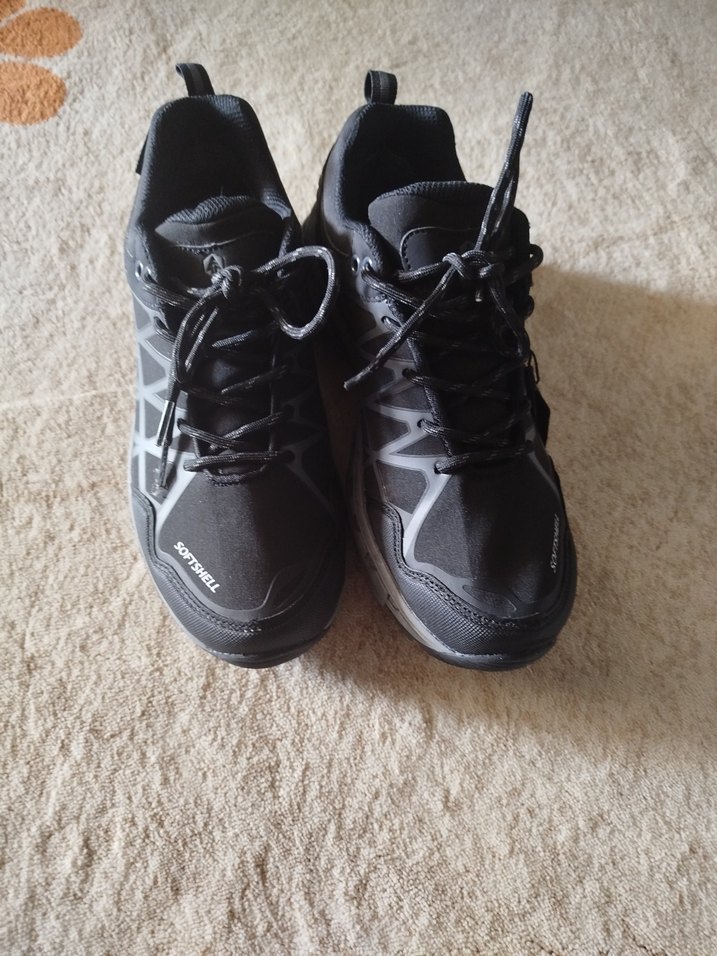 orjinal Siyah Outdoor Ayakkabı Velcro Bağcıklı - Görsel 2