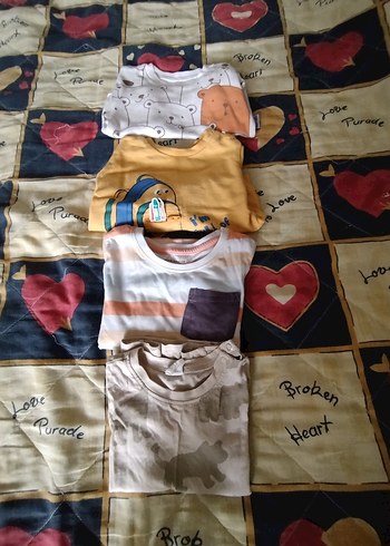 Gri Düğmeli Uzun Kollu Bebek Takımı karışık marka çocuk kıyafet - Görsel 17