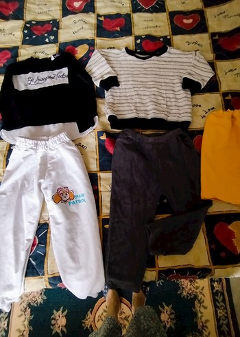 Gri Düğmeli Uzun Kollu Bebek Takımı karışık marka çocuk kıyafet - Görsel 11