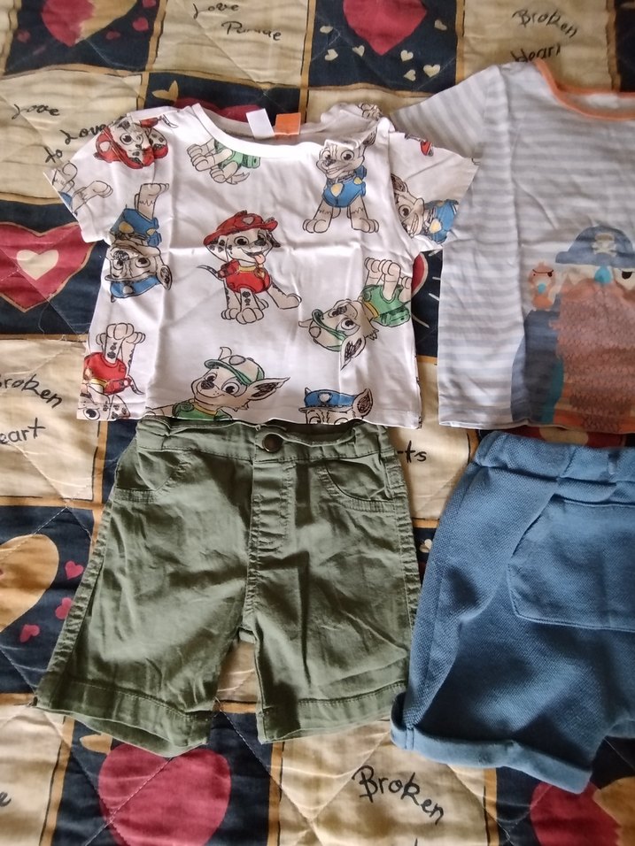 Gri Düğmeli Uzun Kollu Bebek Takımı karışık marka çocuk kıyafet - Görsel 4