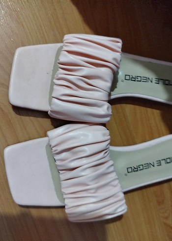 Beyaz Tokalı Kadın Terlik tek fiyatı 3 adet fiyat 450 - Görsel 8