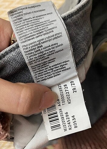 Mavi Jeans Gri kot pantolon