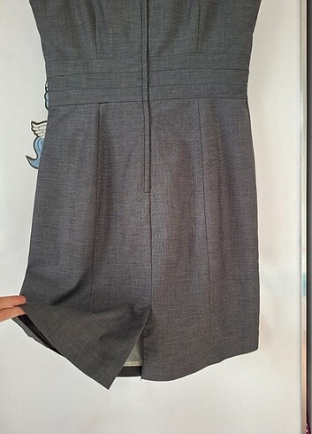 xl Beden gri Renk H&M kısa elbise