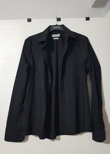 Siyah unisex gömlek
