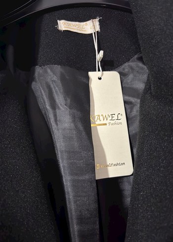 Siyah Kuşaklı Kadın Kaban - Görsel 7