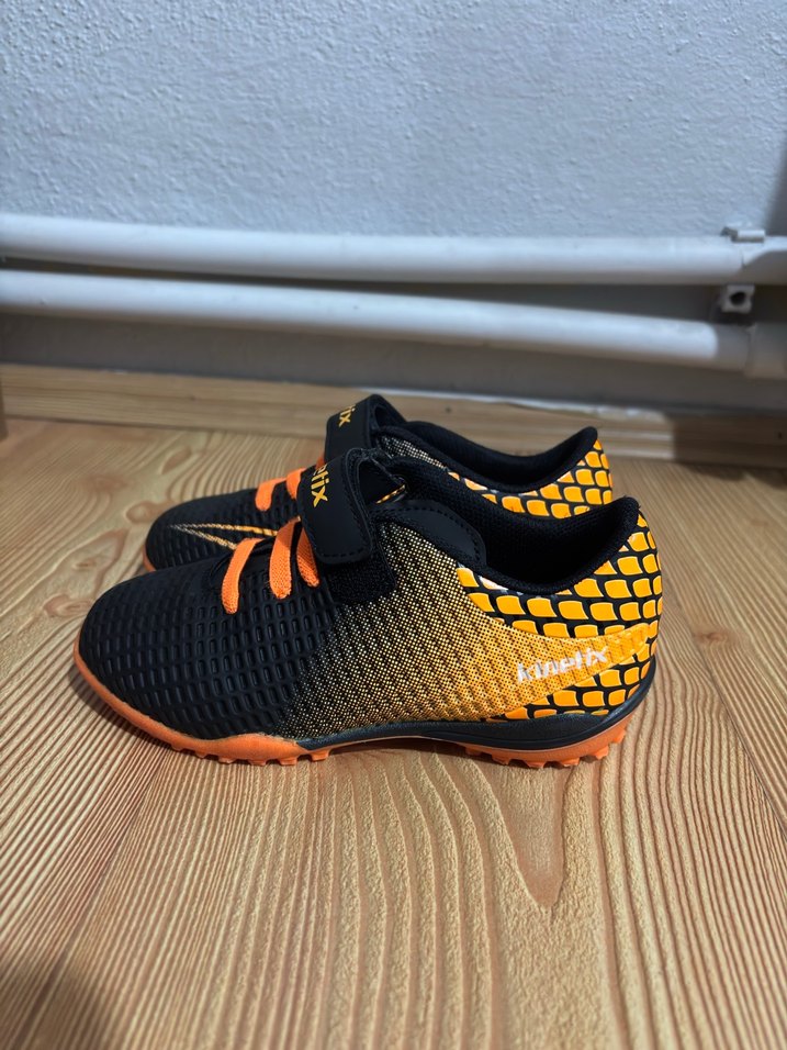 Kinetix Turuncu Yılan Desenli Erkek Çocuk Spor Krampon - Görsel 3