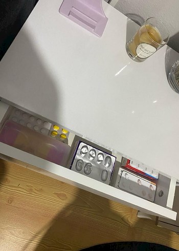 Trendyol Beyaz Komodin - Görsel 5