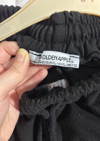 Siyah Kadın Bağcıklı Sweatpant - Görsel 5