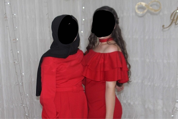 m Beden kırmızı Renk KIRMIZI BALIK ABİYE ELBİSE