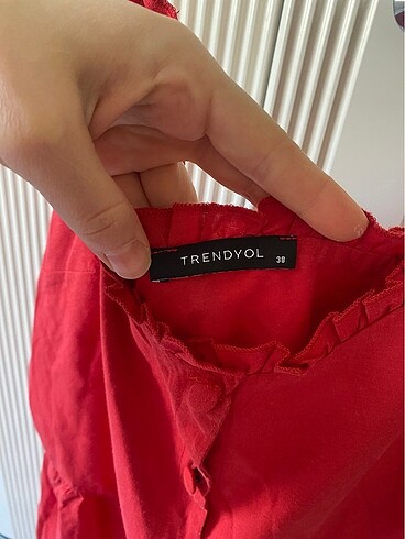 m Beden TRENDYOL MİDİ GÜNLÜK ELBİSE