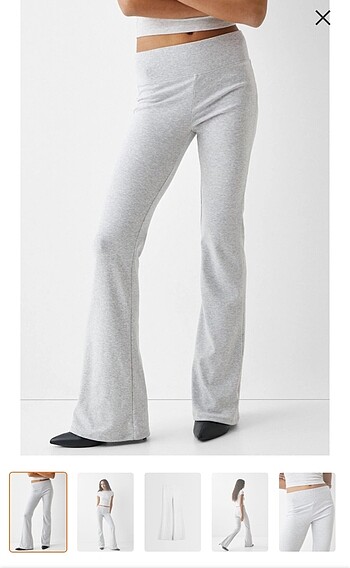 BERSHKA GRİ TAYT