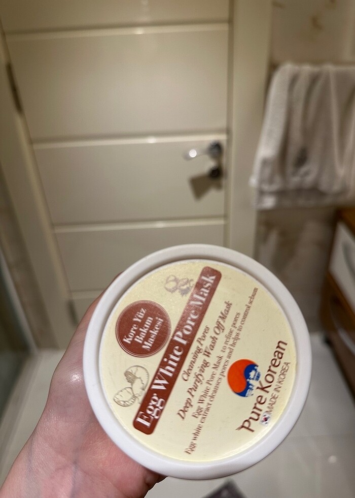 pure korean egg mask - Görsel 2