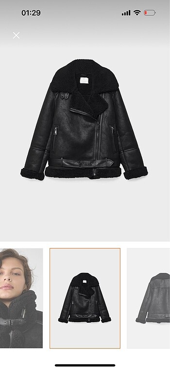 Stradivarius biker ceker
