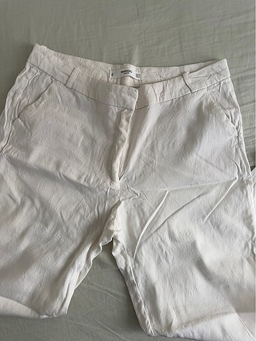 42 Beden Mango Keten Pantolon