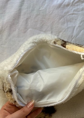 Peluş ayicik desen çanta - Görsel 5