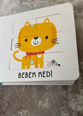 Kaydırmalı Bulmaca Kitabı - Bebek Hayvanlar - Görsel 2