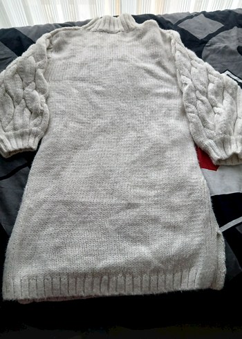 H&M  beyaz Örgü Bohem Kadın Kazak - Görsel 8