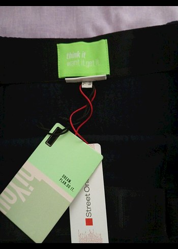 Siyah Kemerli Mini Etek - Görsel 4