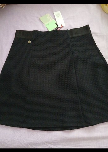 Siyah Kemerli Mini Etek - Görsel 2