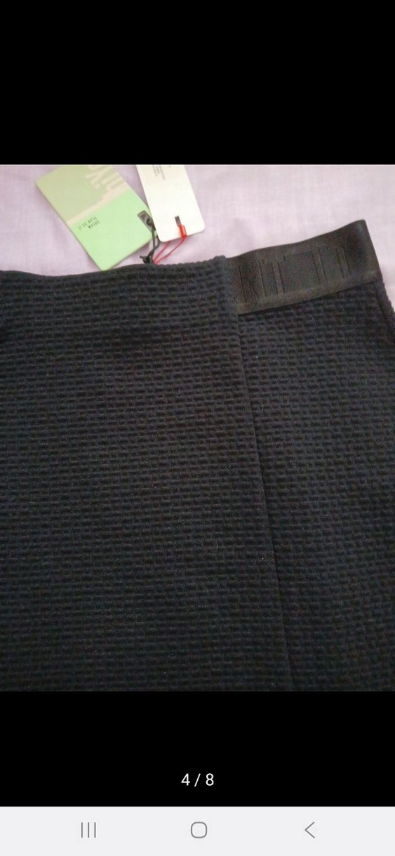 Siyah Kemerli Mini Etek - Görsel 5