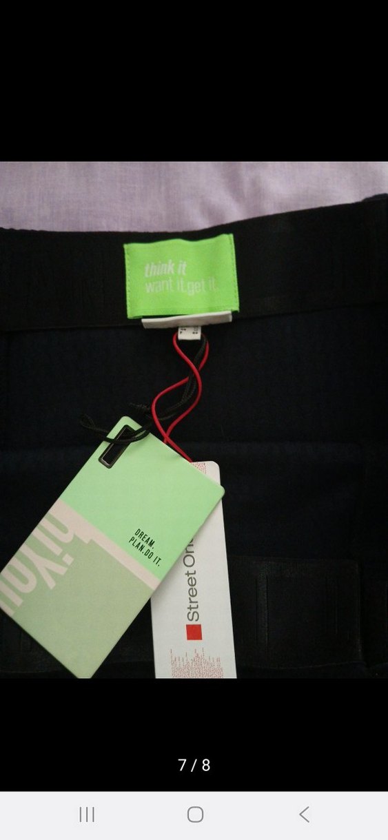 Siyah Kemerli Mini Etek - Görsel 4