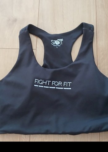 Siyah Kadın Spor Atlet Velcro Detaylı - Görsel 5