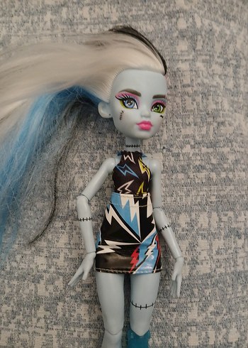 monster hıgh  neon frankıe Steın bebek - Görsel 6