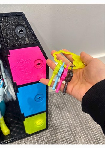 monster hıgh  neon frankıe Steın bebek - Görsel 5