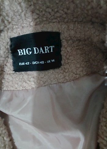 Bej Düğmeli Uzun Kadın Kaban - Görsel 6