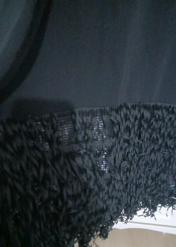 Siyah Uzun Kollu Gotik Salaş Elbise - Görsel 4