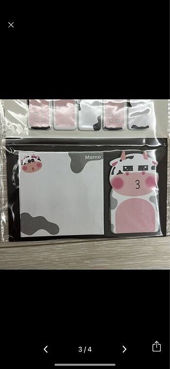  Beden Çalışma Sticker Dipnot Etiket Kağıtları