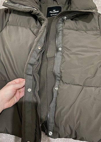 Pull and Bear Kahverengi kadın mont